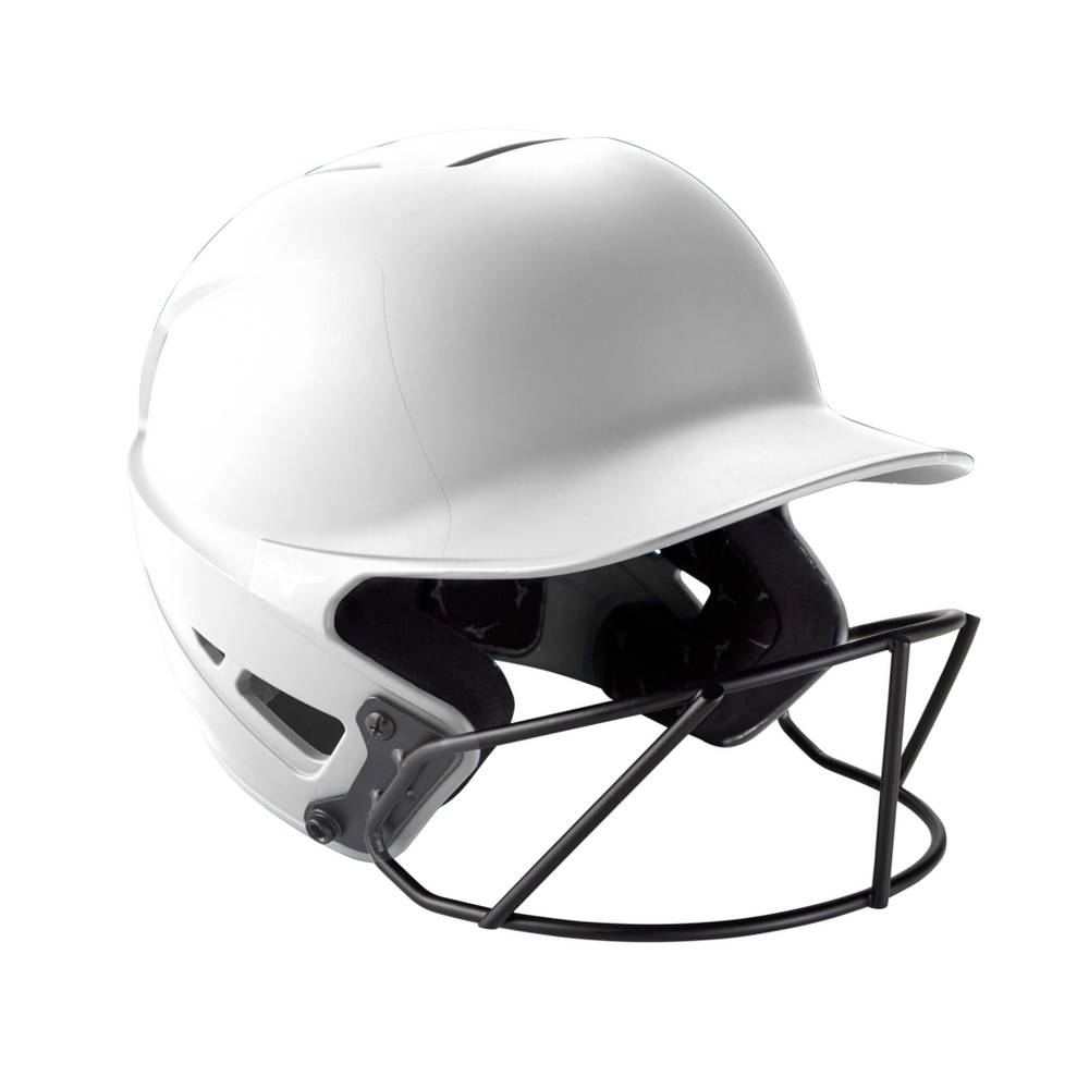 Capacete Mizuno F6 Fastpitch Softball Batting - Mulher - Branco - WPHYV1607